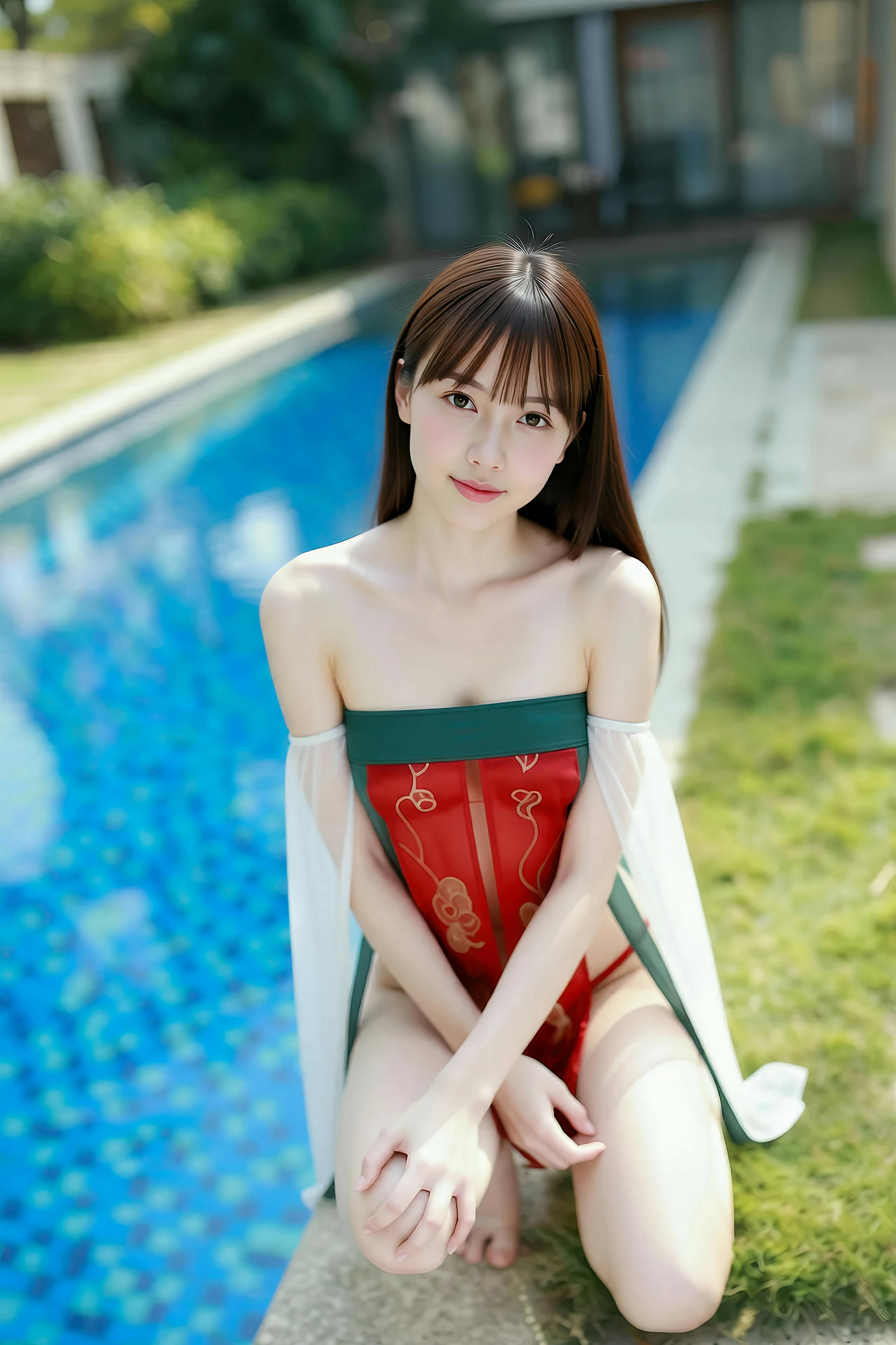 图片[4]-[AiGirl] 婉婉 红色情趣 [83P]-看套图