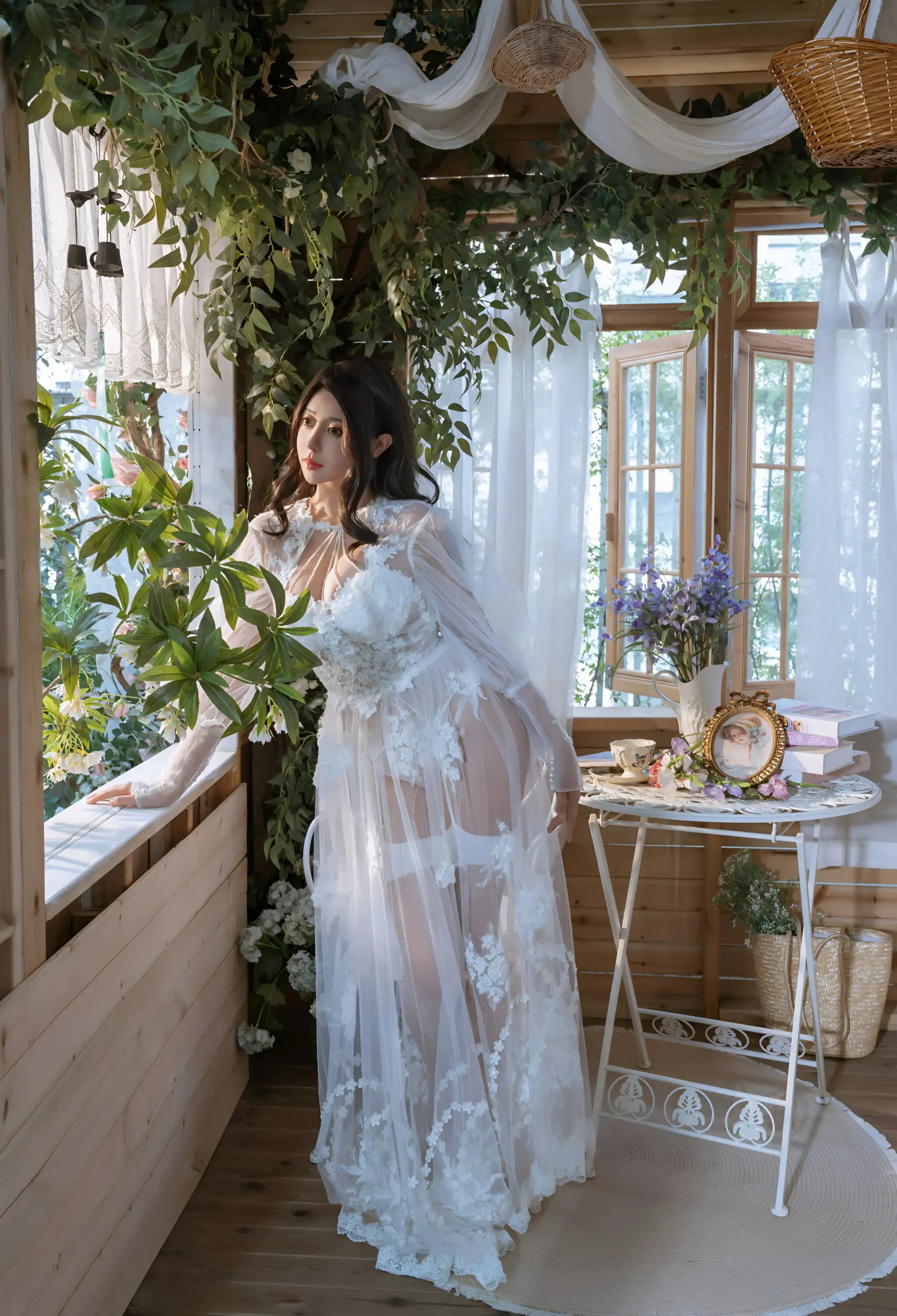 Coser美女奈汐酱NiceNo.124 &ndash; 奈汐酱nice-下午茶 主题写真 [73P]Xiuren秀人写真高清美女套图写真下载-看套图看套图