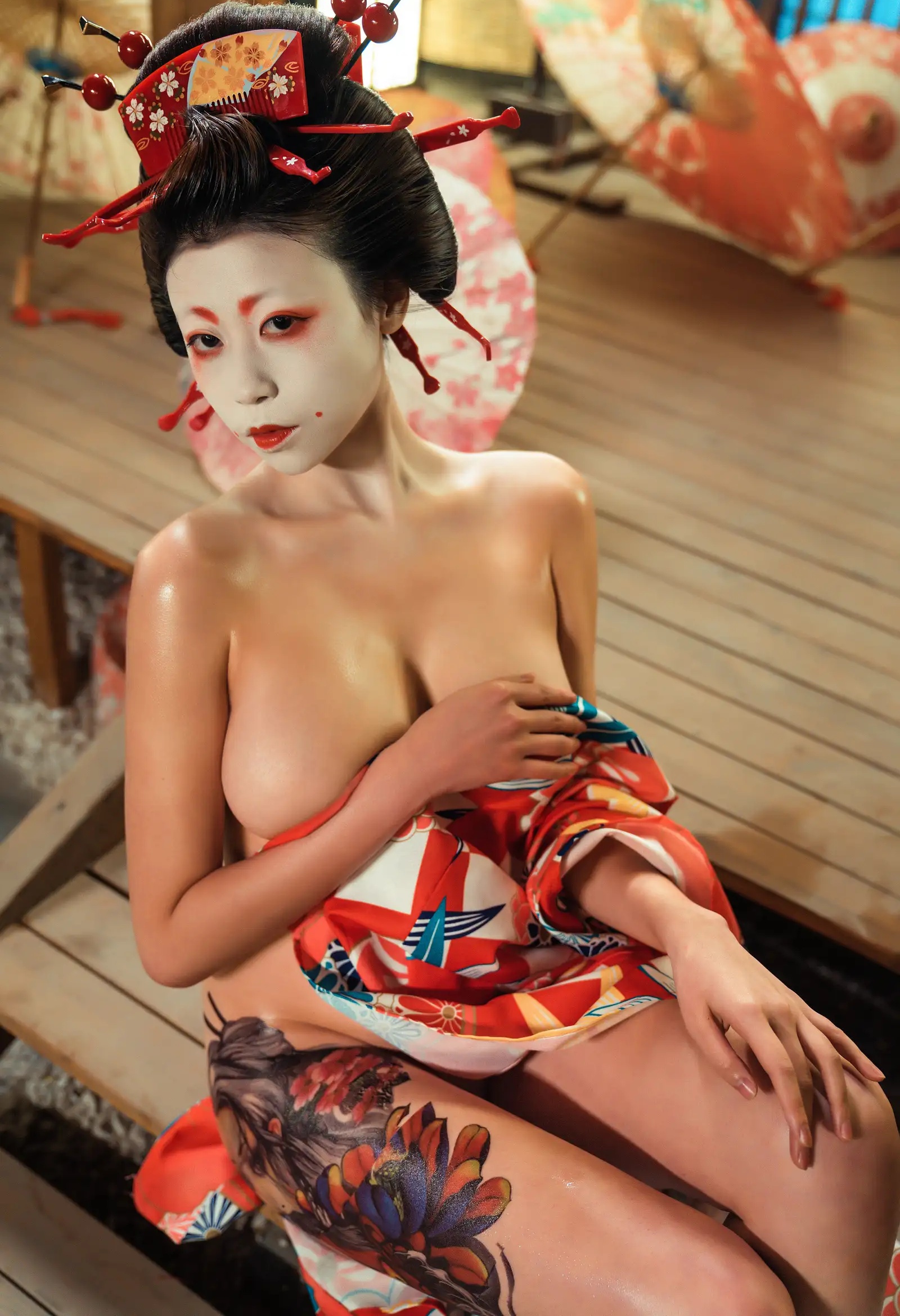Coser美女奈汐酱NiceNo.013 &ndash; 艺妓回忆录 主题写真 [40P]Xiuren秀人写真高清美女套图写真下载-看套图看套图
