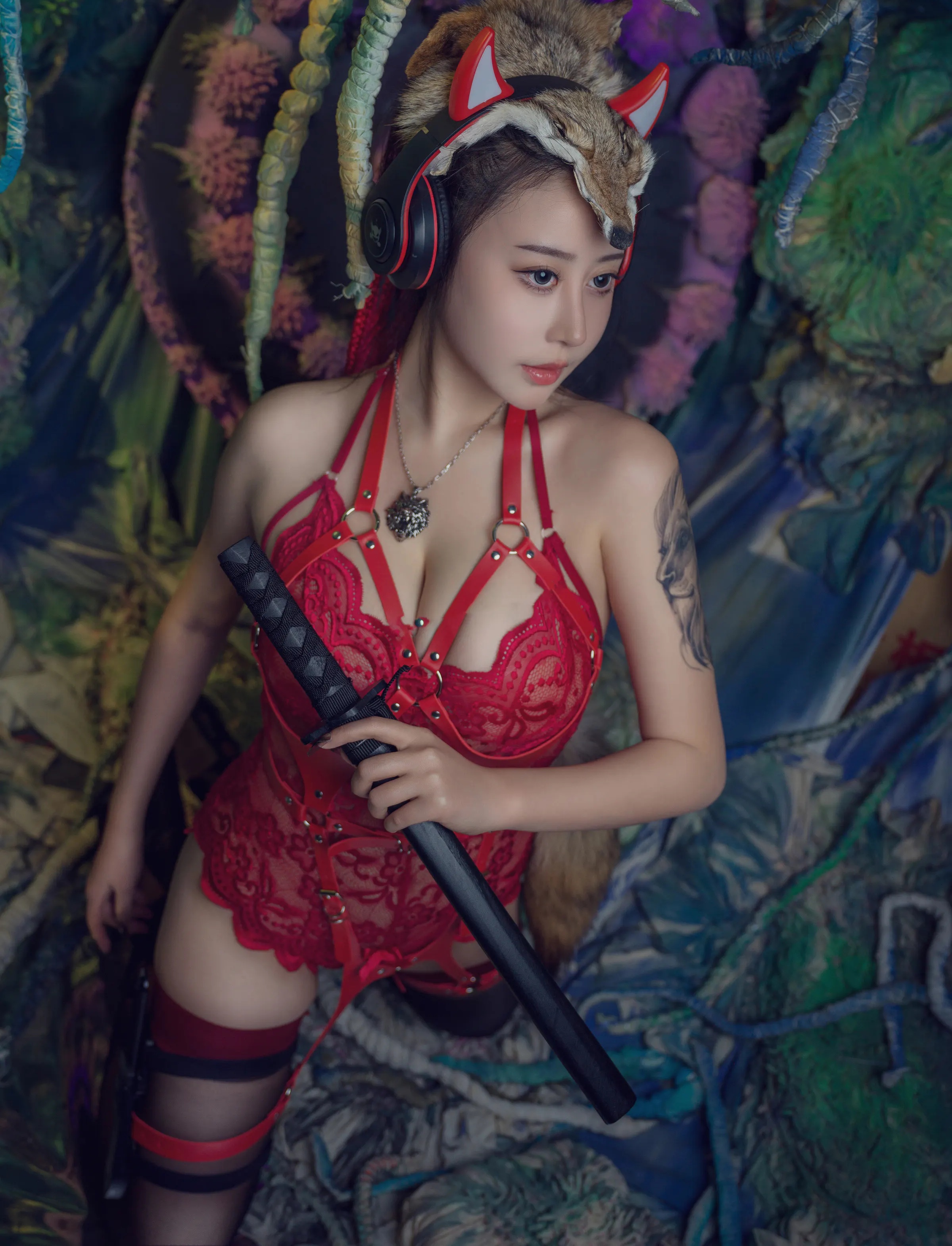 Coser美女奈汐酱Nice_No.139 &ndash; 猎狼女 主题写真 [47P]Xiuren秀人写真高清美女套图写真下载-看套图看套图