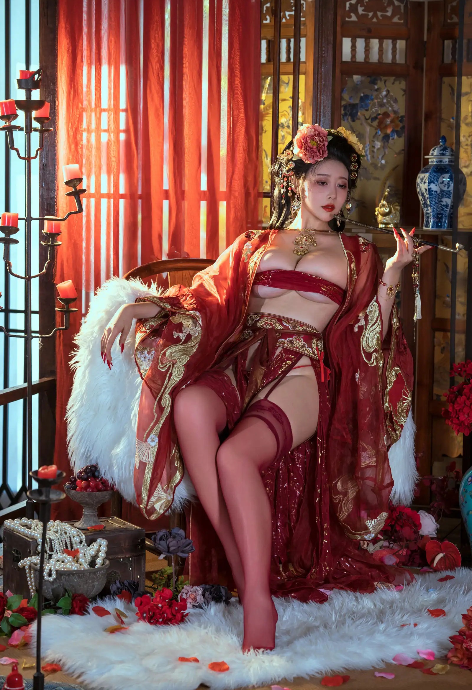 Coser美女奈汐酱NiceNo.089 &ndash; &云溪溪&奶桃 青楼韵事 [120P]Xiuren秀人写真高清美女套图写真下载-看套图看套图