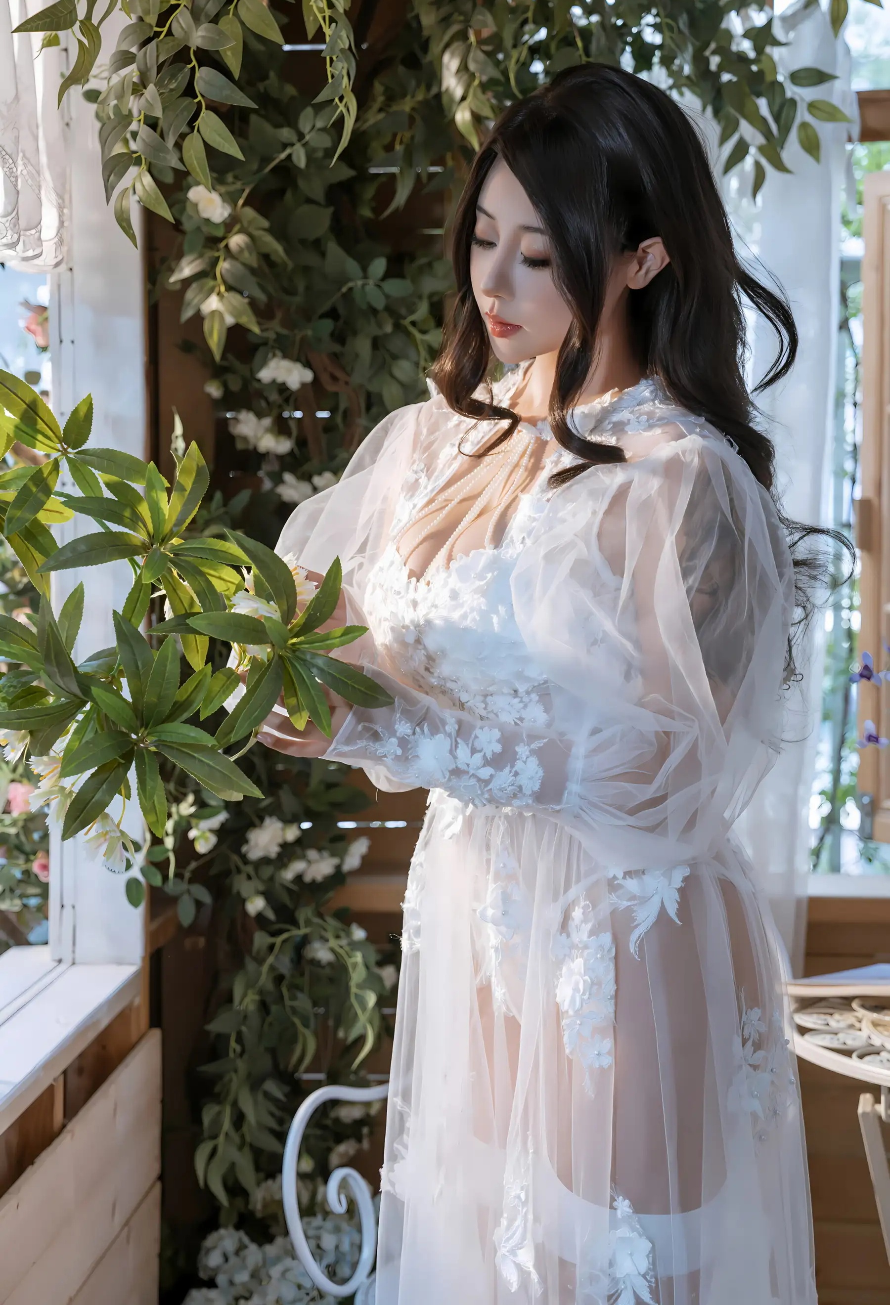 Coser美女奈汐酱NiceNo.124 &ndash; 奈汐酱nice-下午茶 主题写真 [73P]Xiuren秀人写真高清美女套图写真下载-看套图看套图