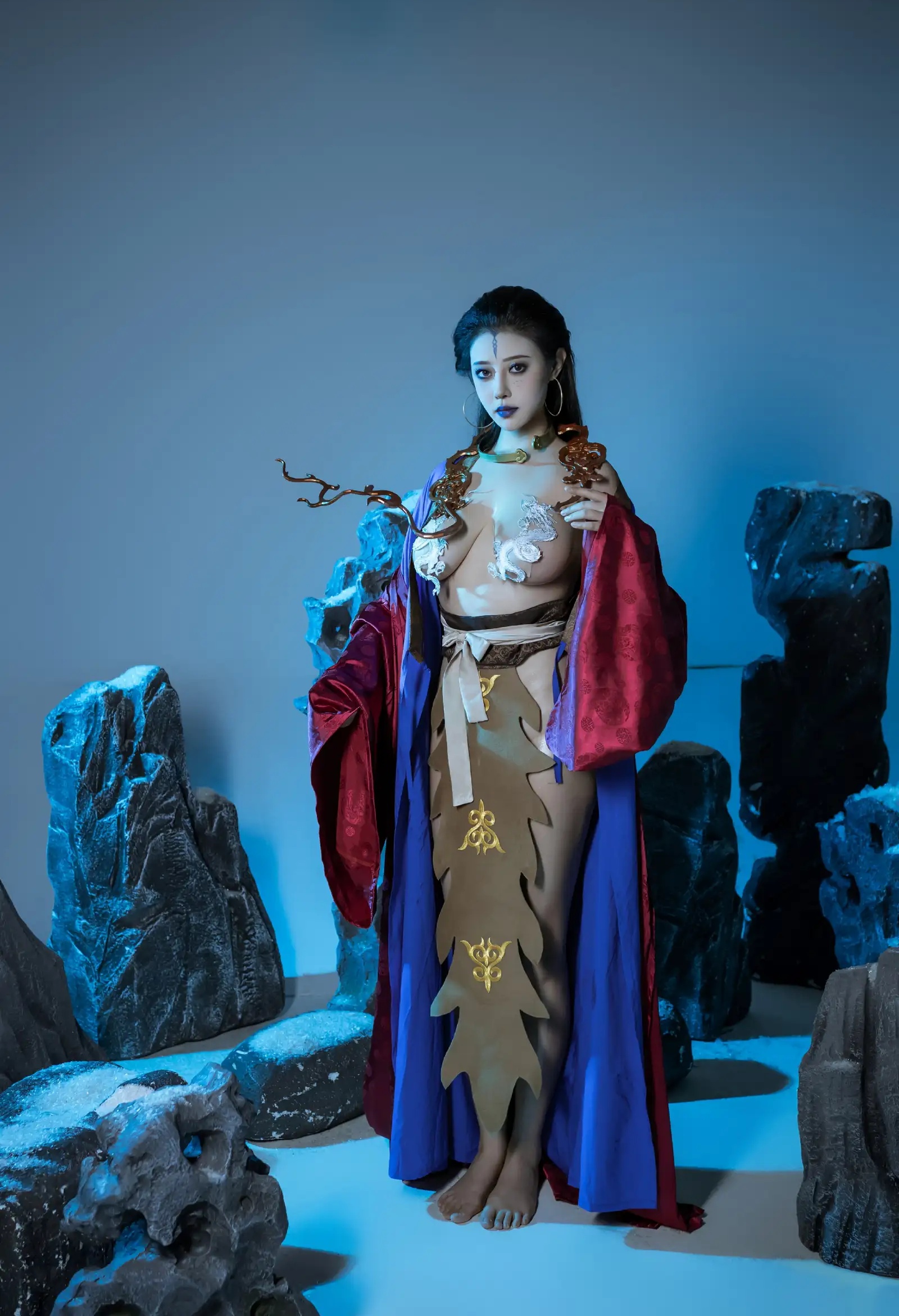 Coser美女奈汐酱NiceNo.090 &ndash; 黑神话悟空 亢金龙 主题写真 [80P]Xiuren秀人写真高清美女套图写真下载-看套图看套图
