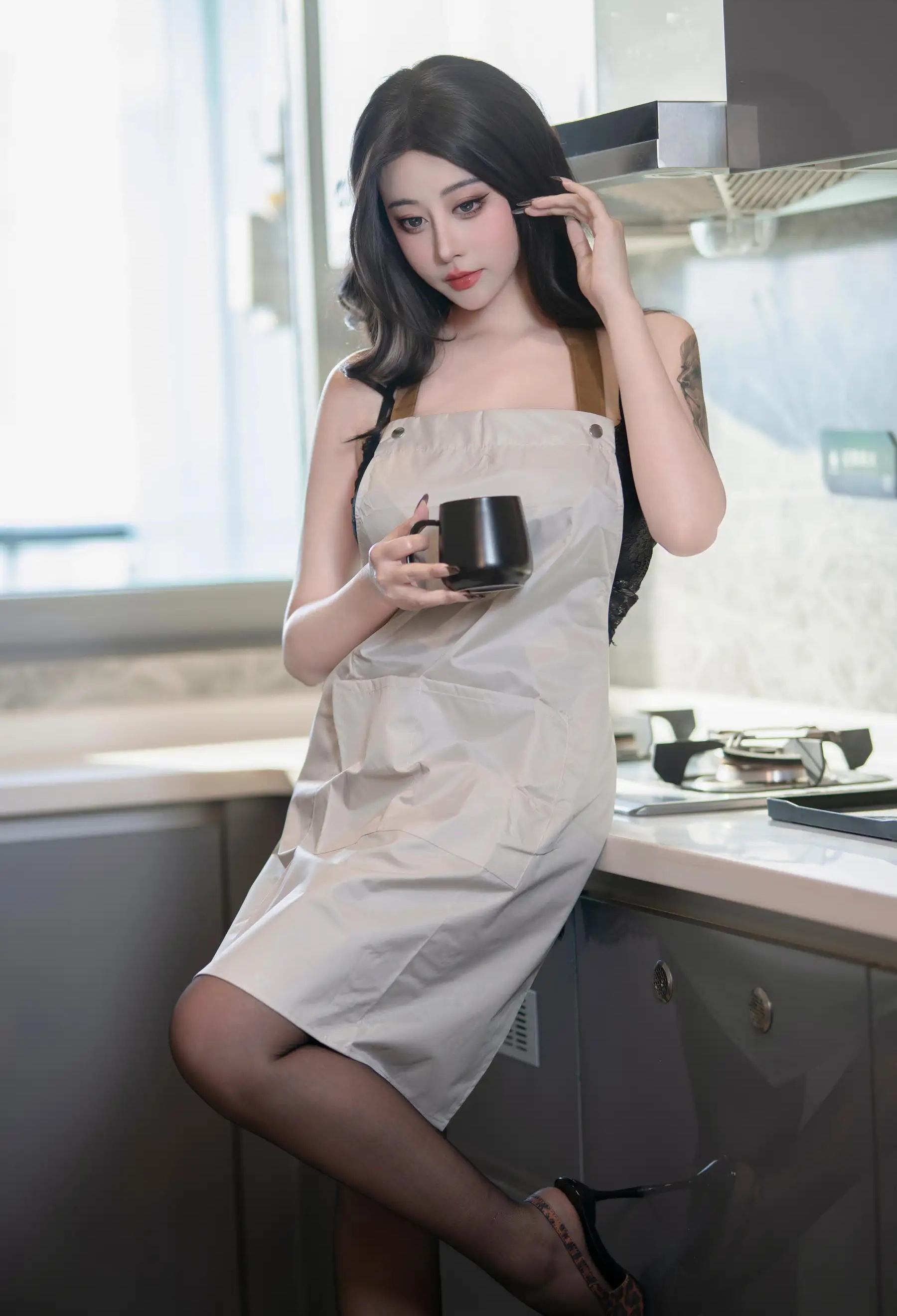 Coser美女奈汐酱NiceNo.117 &ndash; 奈汐酱nice-豹纹主妇 主题写真 [80P]Xiuren秀人写真高清美女套图写真下载-看套图看套图