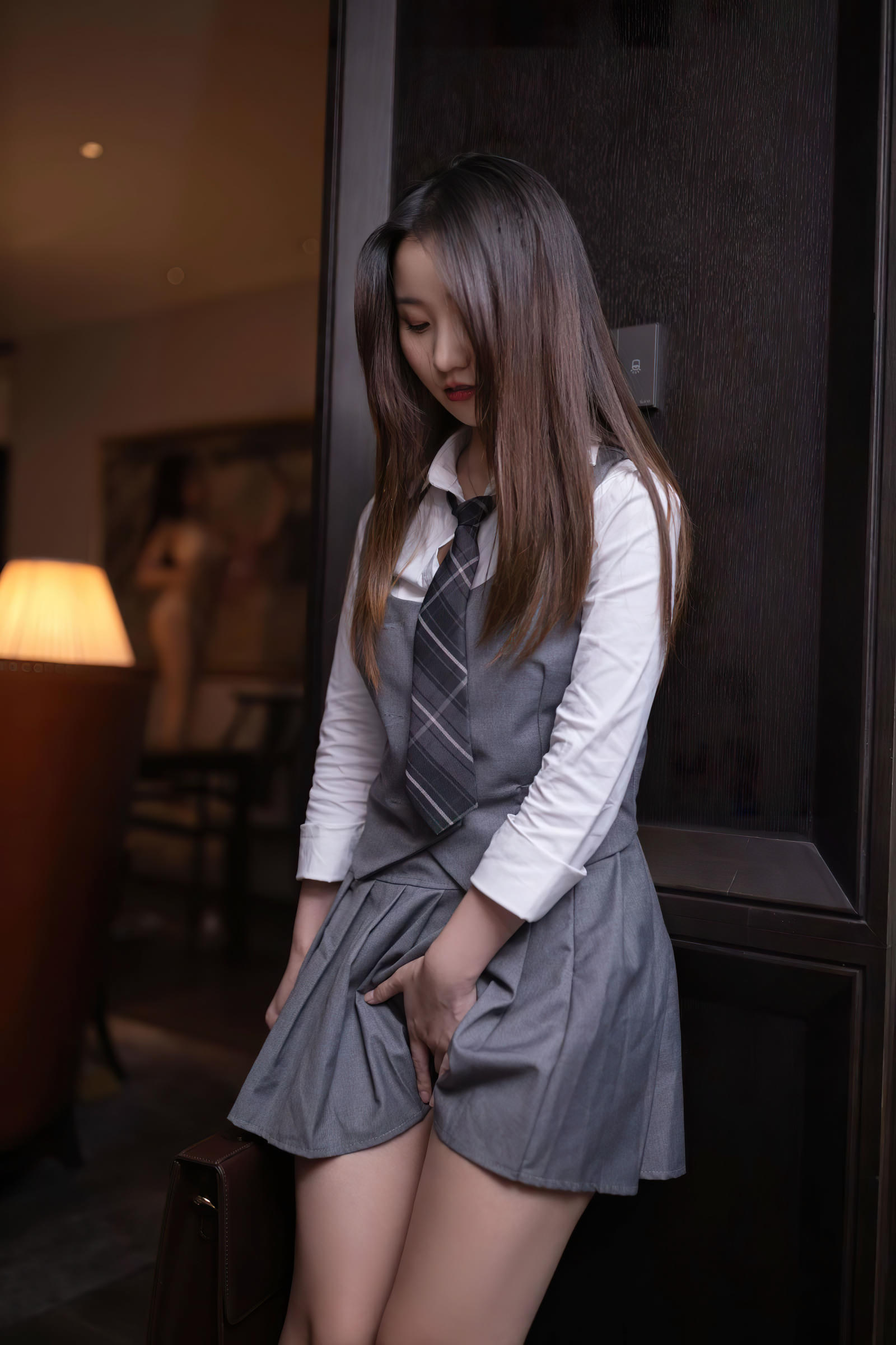 鱼子酱Fish 内购原版- NO.004 被窥视的秘密Xiuren秀人写真高清美女套图写真下载-看套图看套图