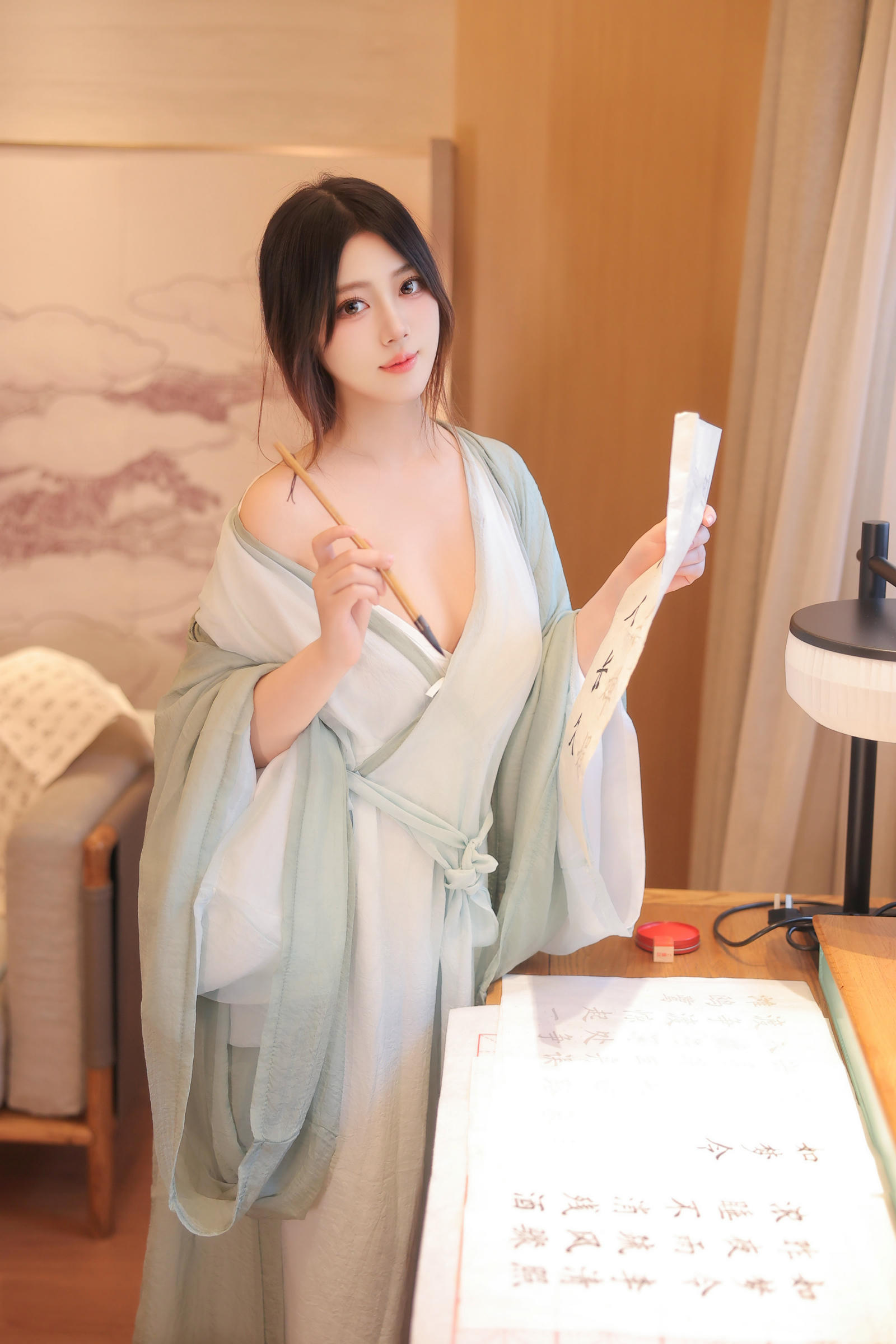 图片[4]Xiuren秀人写真高清美女套图写真下载-看套图蛋蛋宝 – 内购原版《古风汉服》Xiuren秀人写真高清美女套图写真下载-看套图看套图