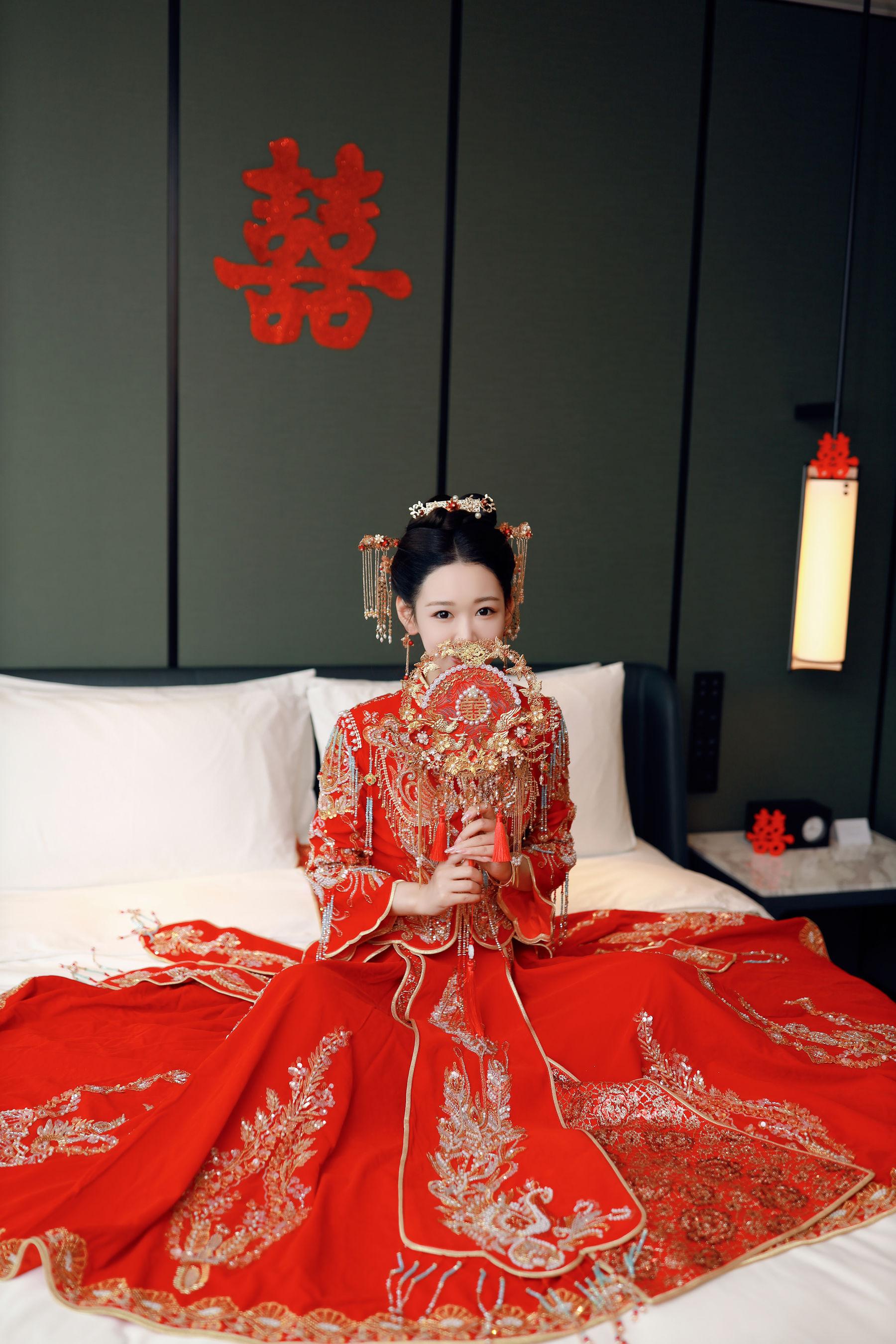 图片[3]-[秀人付费] 唐安琪 诱人私拍福利 新娘写真-看套图