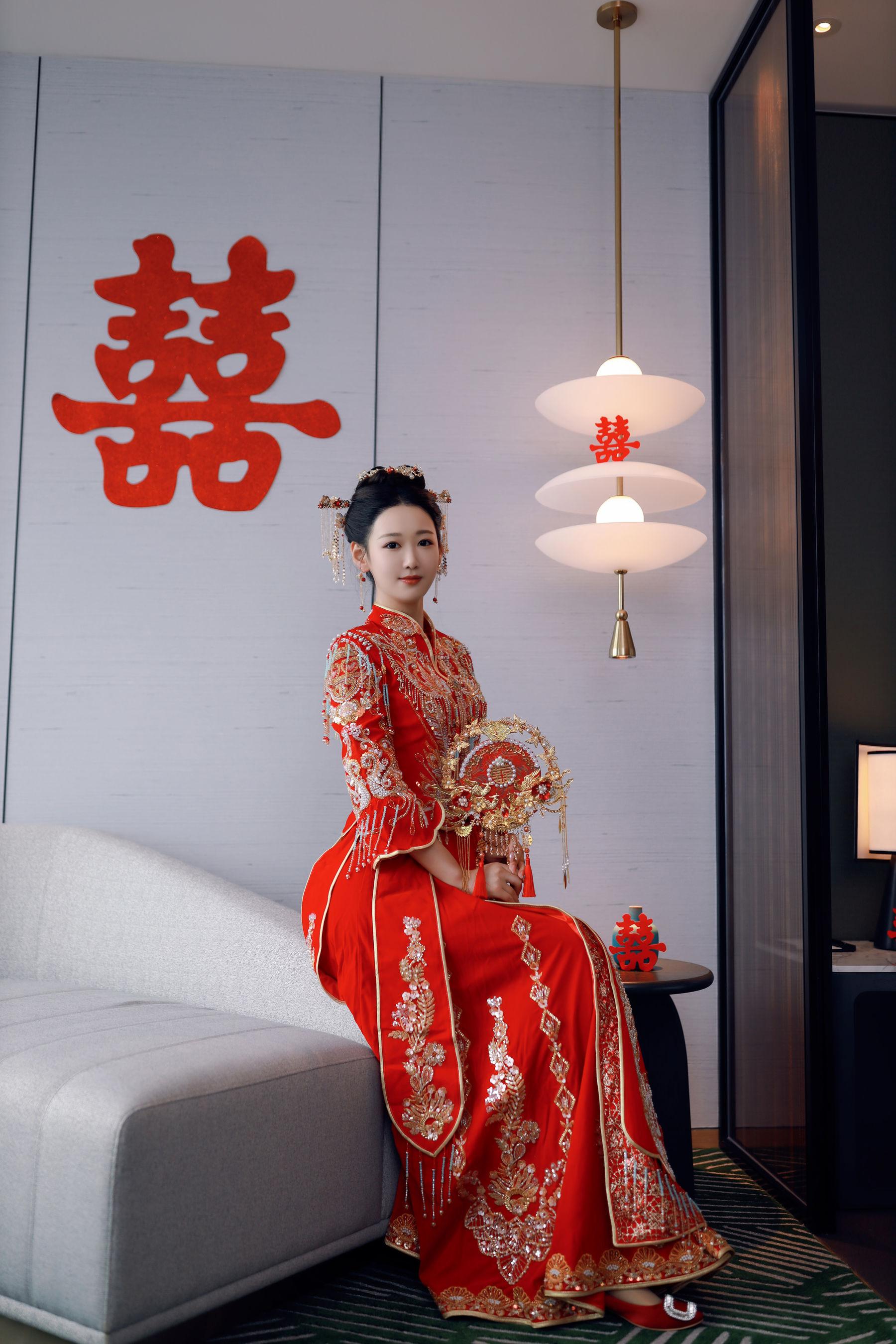 图片[4]-[秀人付费] 唐安琪 诱人私拍福利 新娘写真-看套图
