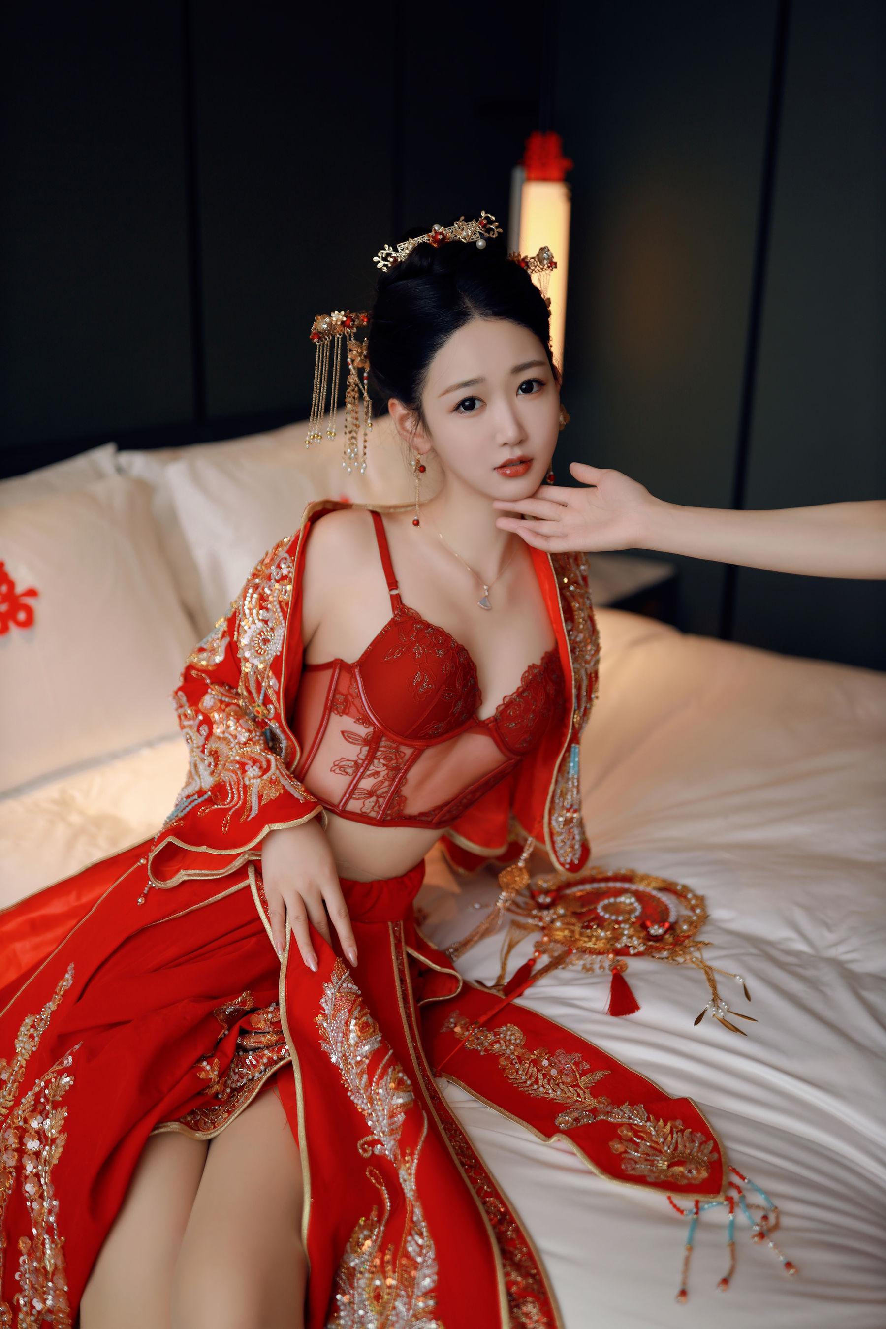 图片[5]-[秀人付费] 唐安琪 诱人私拍福利 新娘写真-看套图